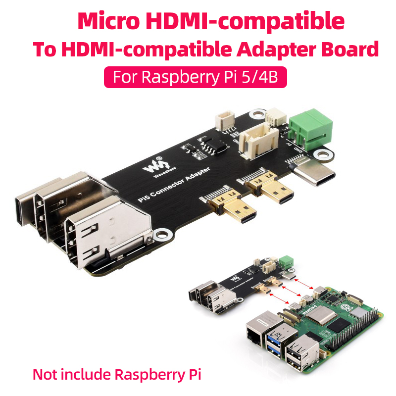 Argon One V3 M.2 Nvme Case - Adaptador multifuncional Micro HDMI compatible con