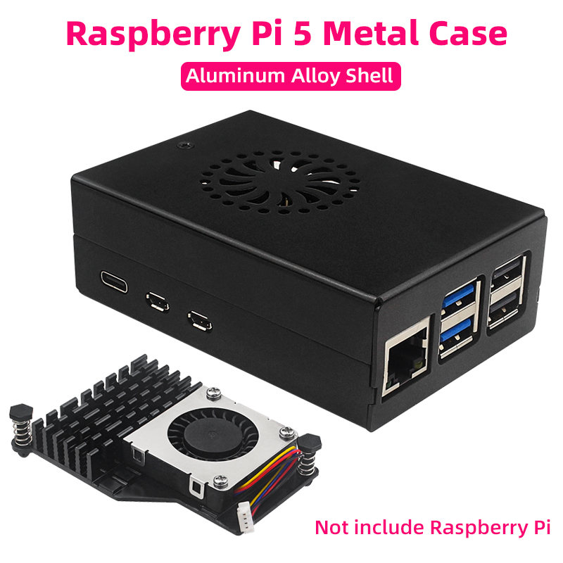 Argon One V3 M.2 Nvme Case - Raspberry Pi 5 Caja metálica Carcasa
