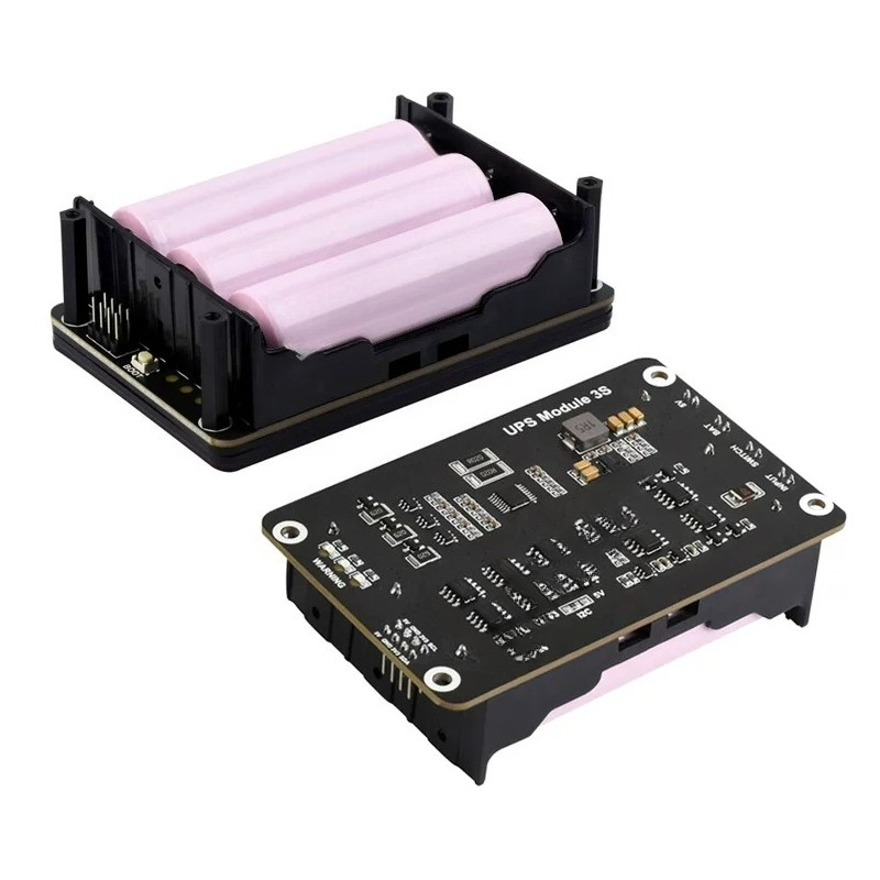 Raspberry Pi Uninterrupted Power Supply Ups 18650 - Módulo de fuente de alimentación 3S