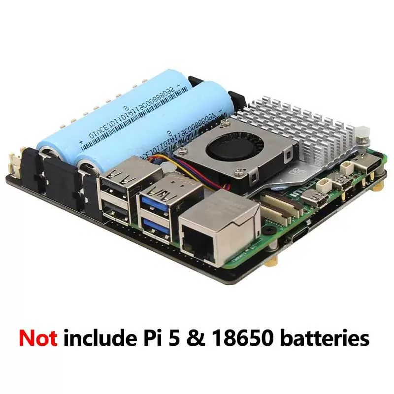 Raspberry Pi Uninterrupted Power Supply Ups 18650 - Placa de expansión para la gestión